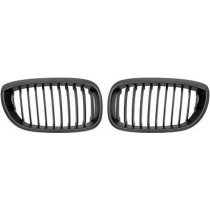 BMW 3-Serie E46 Coupé/Cab 03+ Enkelribbad Blanksvart Sportgrill DIEDERICHS